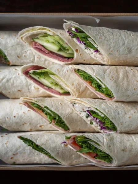 Ham And Cheese Tortilla Roll Ups