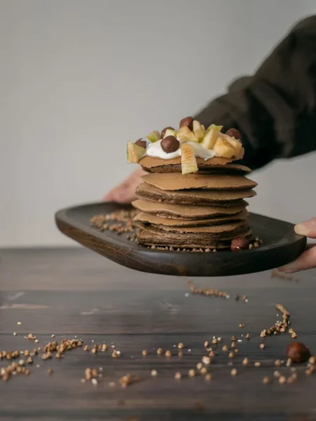 Healthy Gingerbread Pancakes