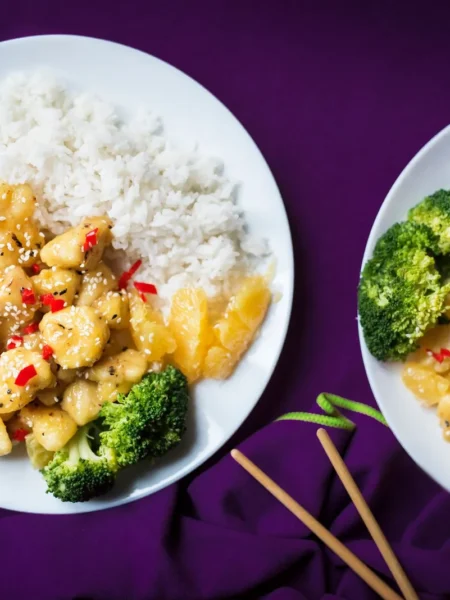 Healthy Orange Sesame Chicken