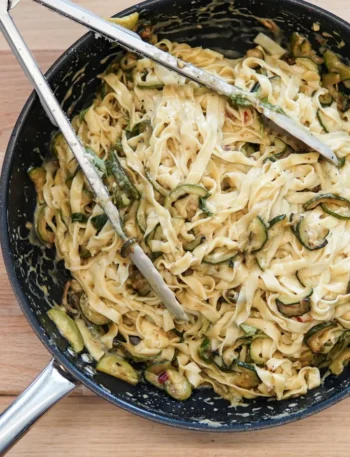 healthy pasta recipe with zucchini noodles
