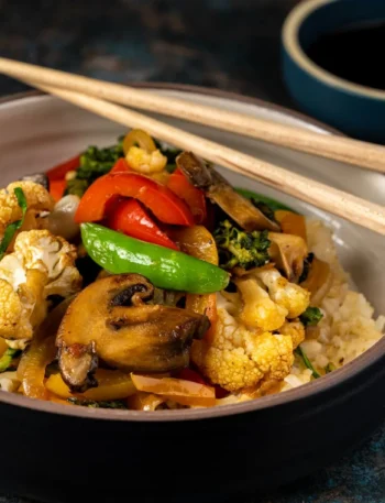 healthy stir fry recipe with brown rice