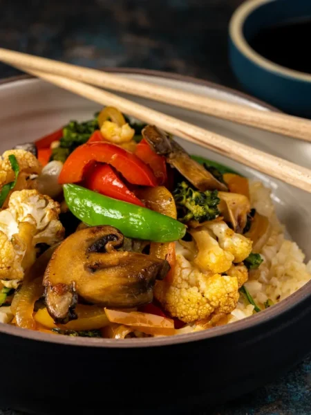 healthy stir fry recipe with brown rice