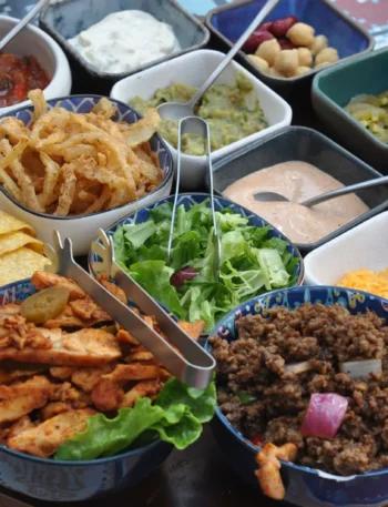 healthy taco bowl recipe for meal prep