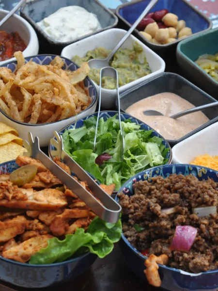 healthy taco bowl recipe for meal prep