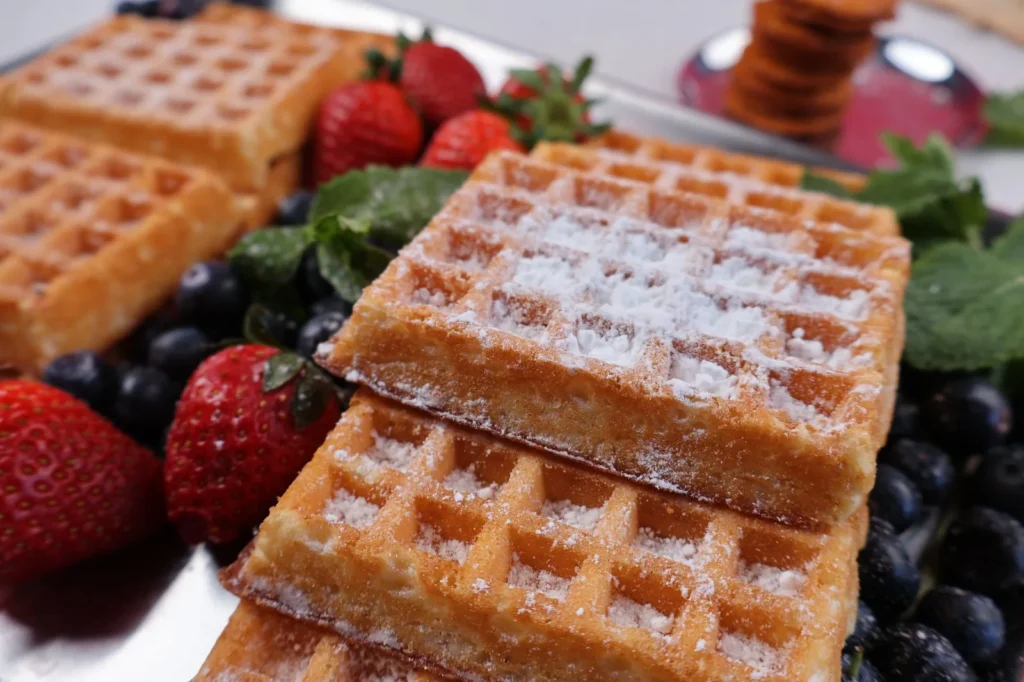 Homemade Mint Waffles Recipe