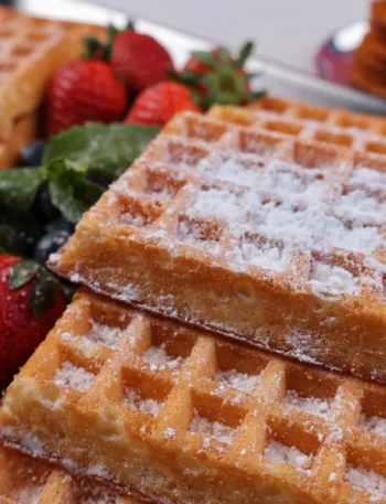 Homemade Mint Waffles Recipe
