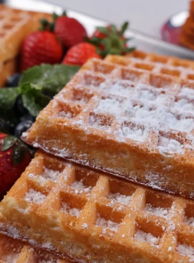 Homemade Mint Waffles Recipe