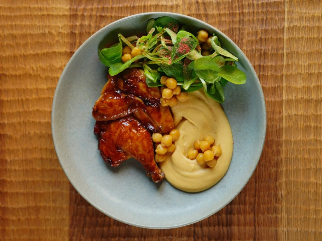 Honey Zaatar Chicken With Chickpeas