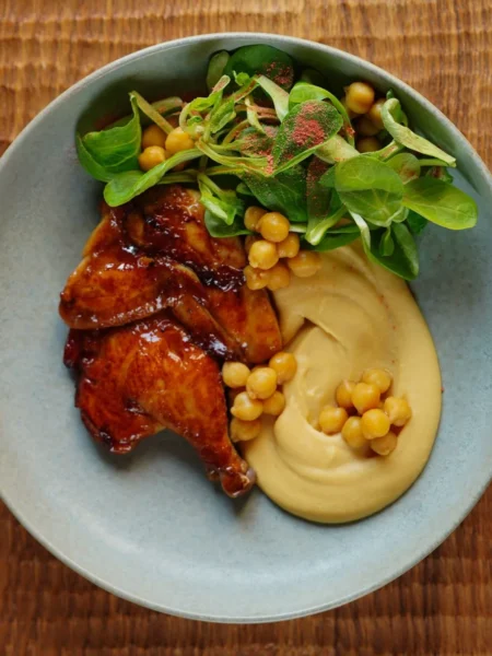 Honey Zaatar Chicken With Chickpeas