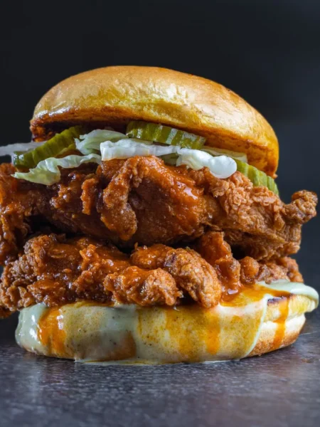 Hot Honey Chicken Sandwiches