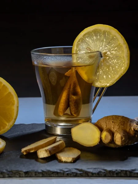 Hot Lemon And Ginger Drink