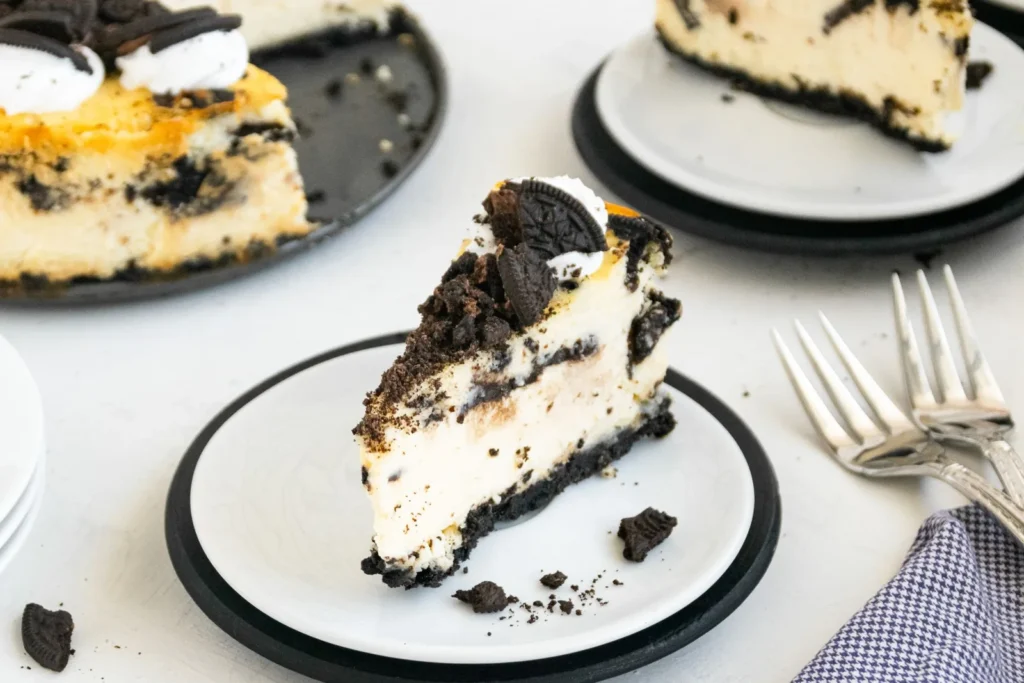 Individual Oreo Red Velvet Cheesecakes