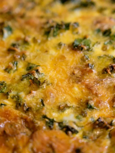 Kale And Mushroom Quiche