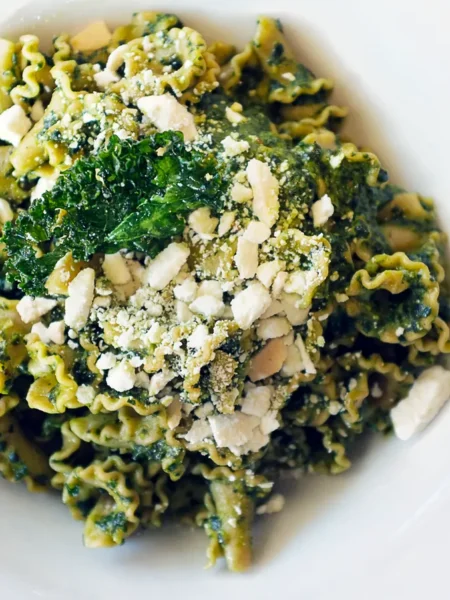 Kale Pesto And Cheese Stuffed Shells