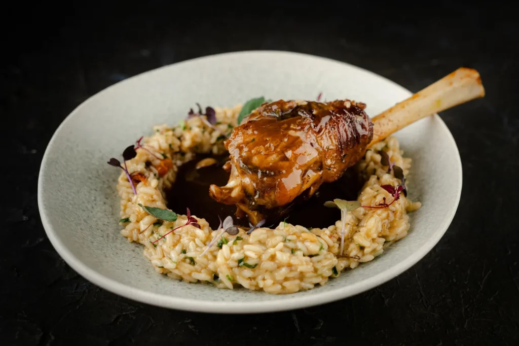 Lamb Shanks Orzo