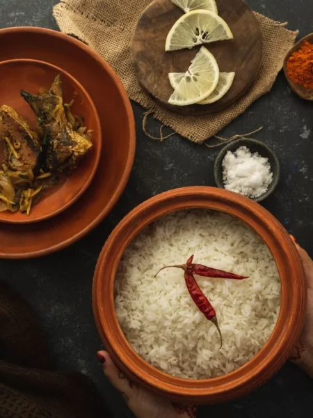 Lemon And Garlic Rice
