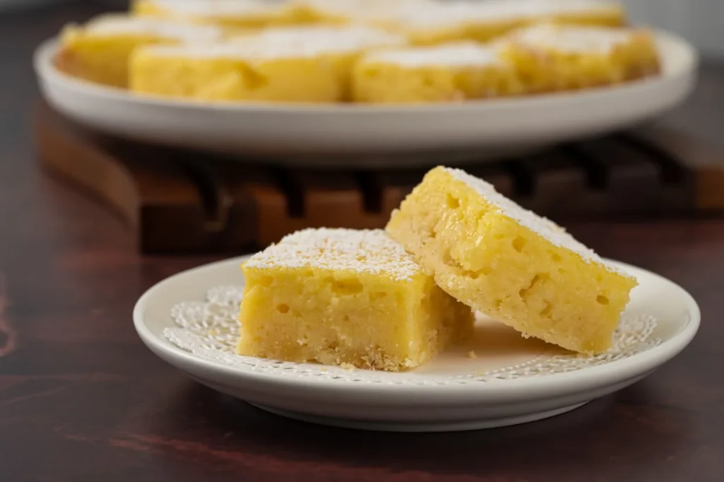 lemon bar recipe with shortbread crust