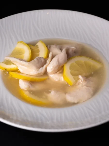 Lemon Chicken Soup With Orzo