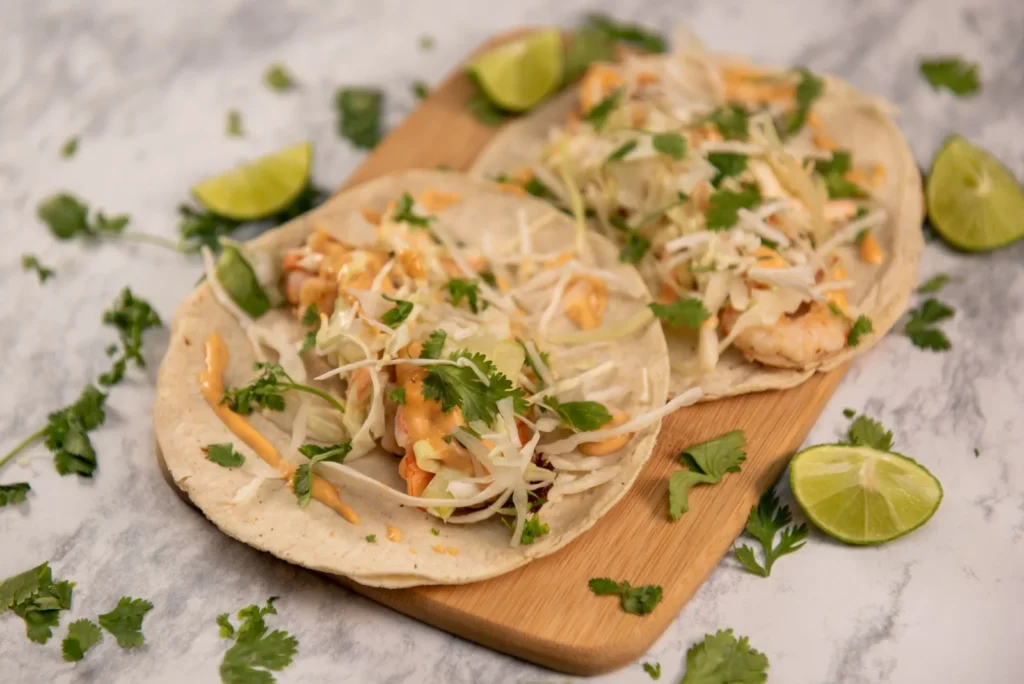 Lime And Chili Shrimp Tacos