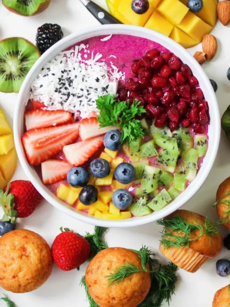 Mango Pineapple Smoothie Bowl