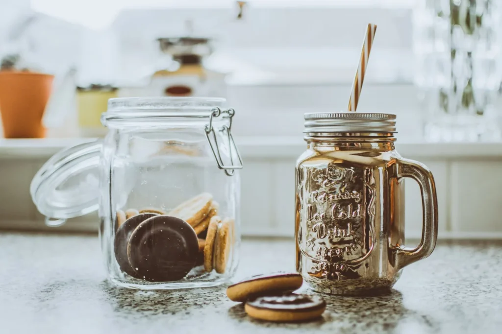 Mason Jar Banana Peanut Butter Cookies
