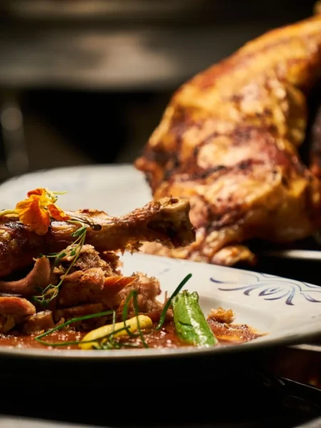 Moroccan Roasted Turkey Drumstick