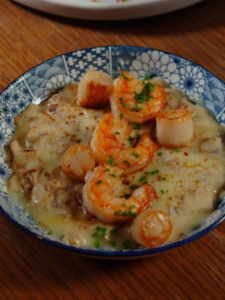 Mushroom Risotto With Scallops
