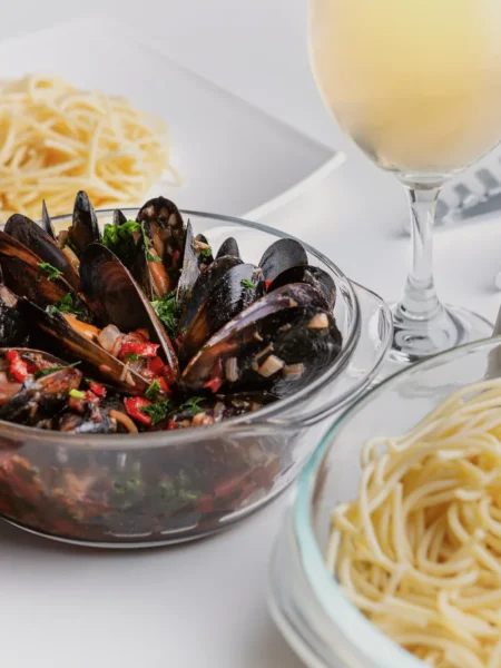 Mussels In White Wine Sauce