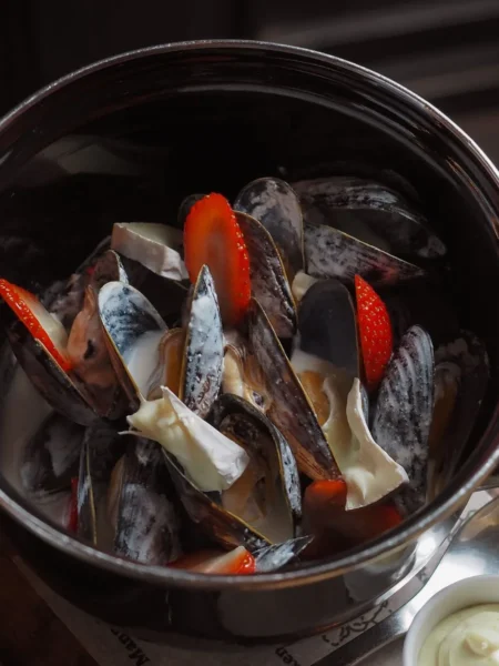 Mussels With Cream And Pernod