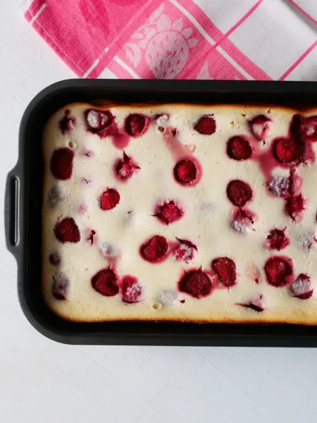 No Bake Raspberry Cheesecake Lasagna