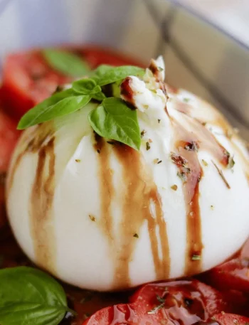 One Pan Balsamic Caprese Chicken