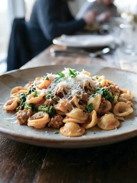 Orecchiette With Broccoli Rabe Sausage