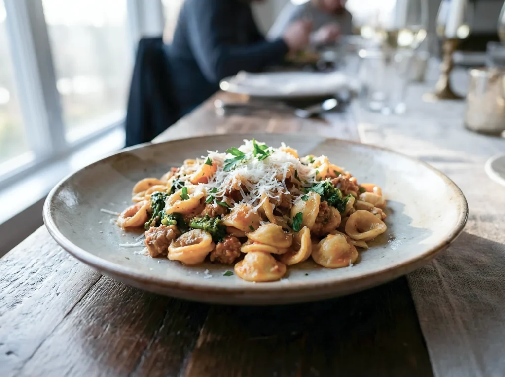 Orecchiette With Sausage And Broccoli