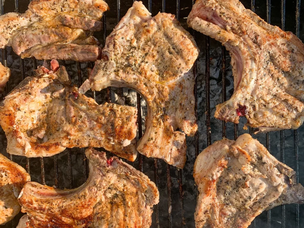 Pan Grilled Pork Chops Delicious Simply