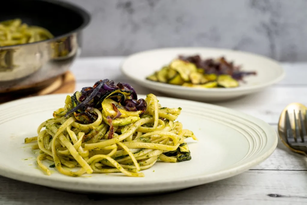 Pasta With Zucchini And Onion