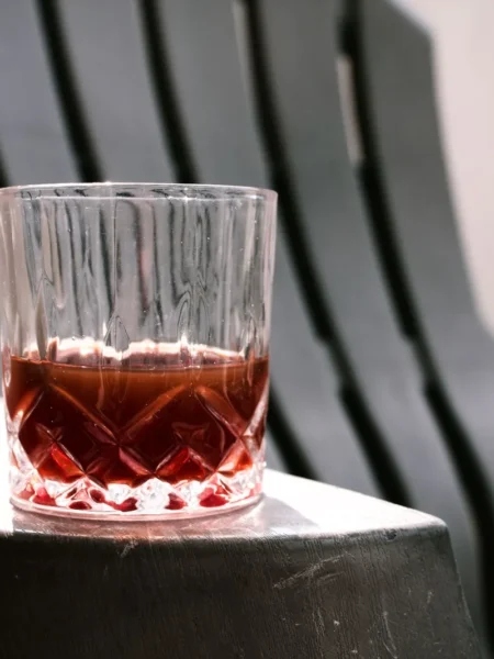 Peach Bourbon Cocktail