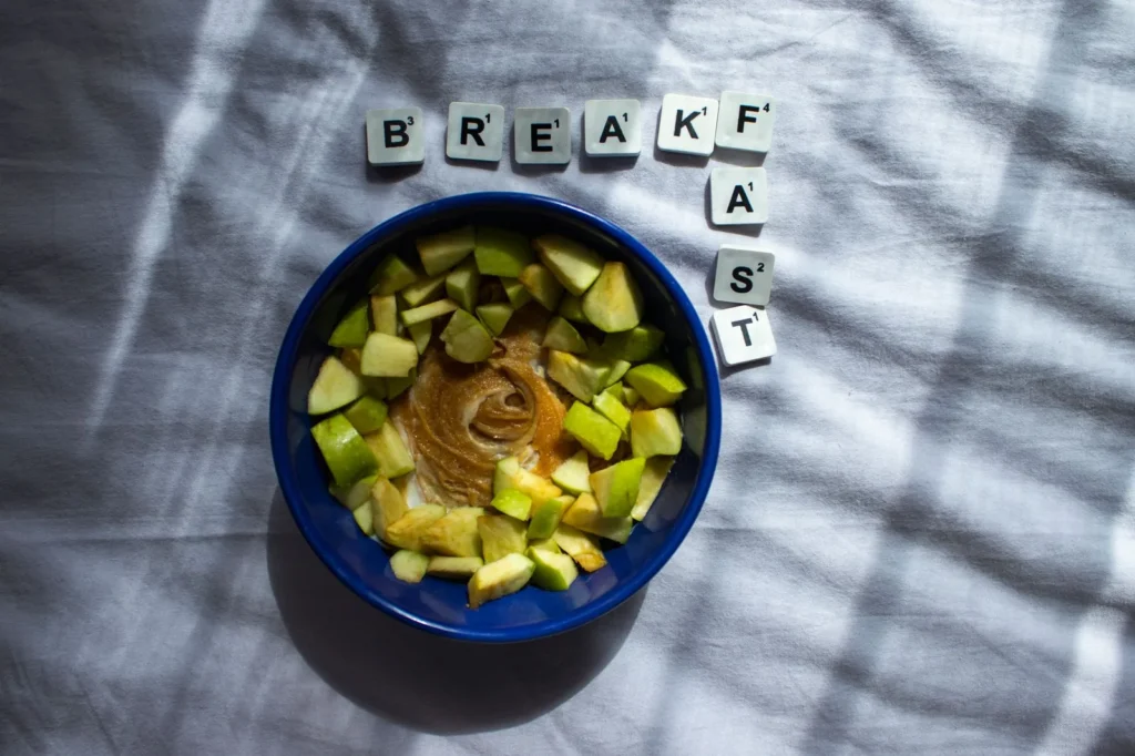 Peanut Butter Apple Nachos