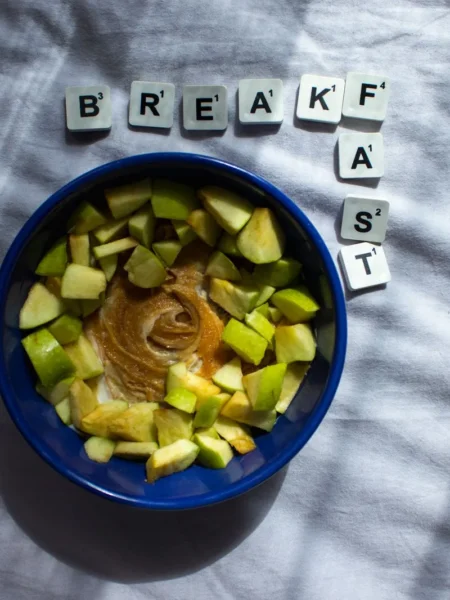 Peanut Butter Apple Nachos
