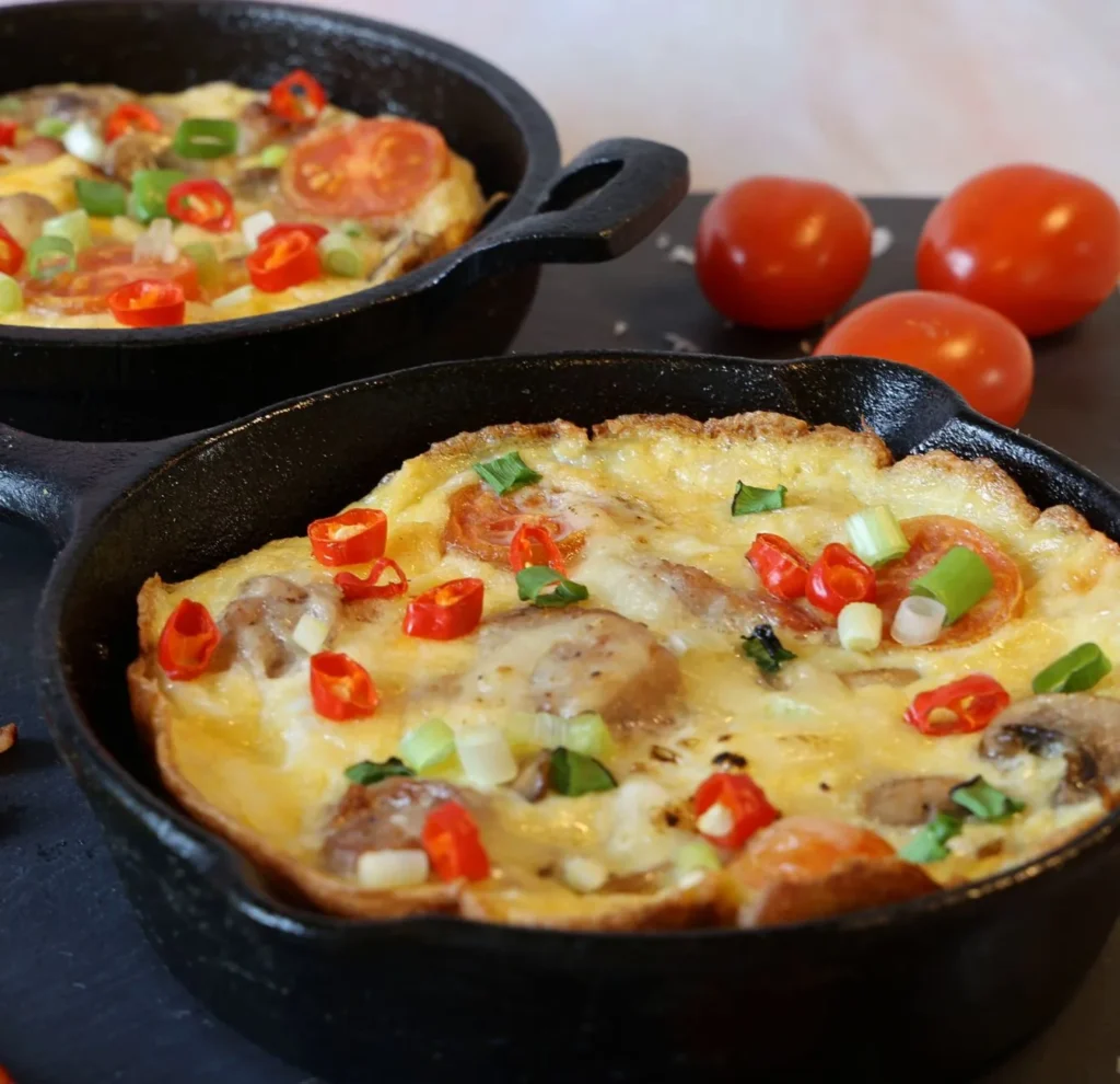 Pepper And Onion Frittata