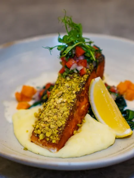 Pesto Baked Salmon
