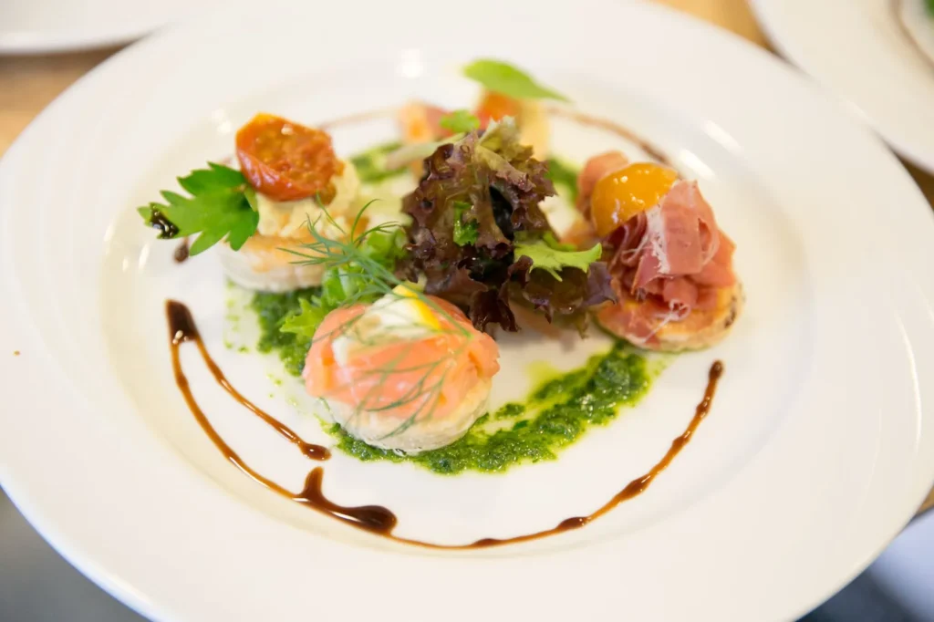 Pesto Salmon With Roasted Artichoke Hearts