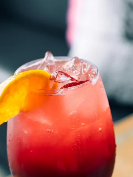 Pomegranate Sangria Ice Cubes