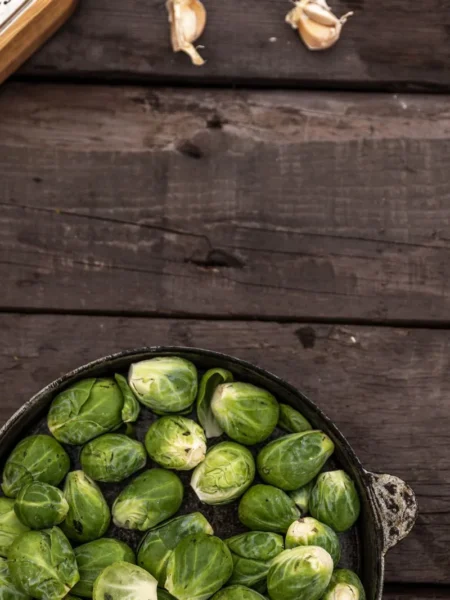 Pork Chops Sheet Pan Dinner With Apples And Brussels Sprouts