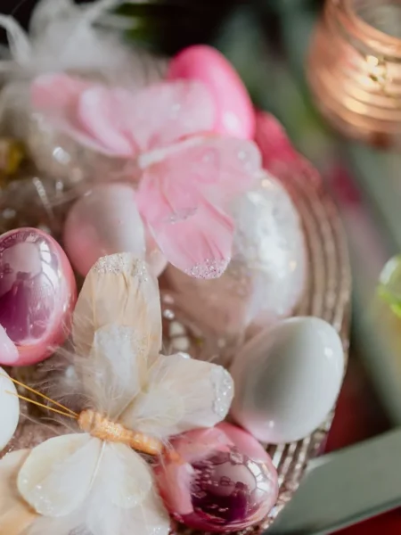 Pretty Pink Eggs
