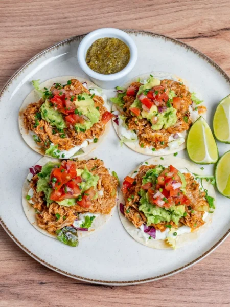 Pulled Chicken Thigh Tacos