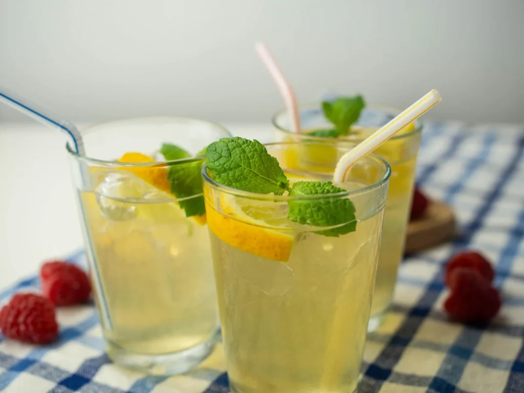 Raspberry Mint Iced Tea