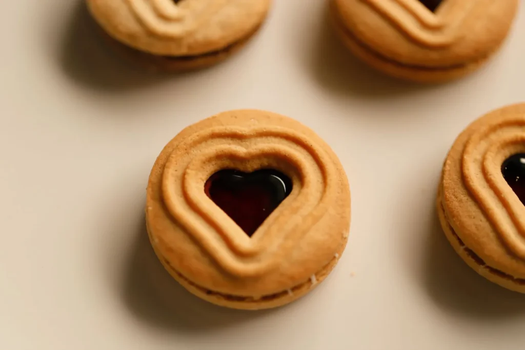 Raspberry Thumbprint Cookies