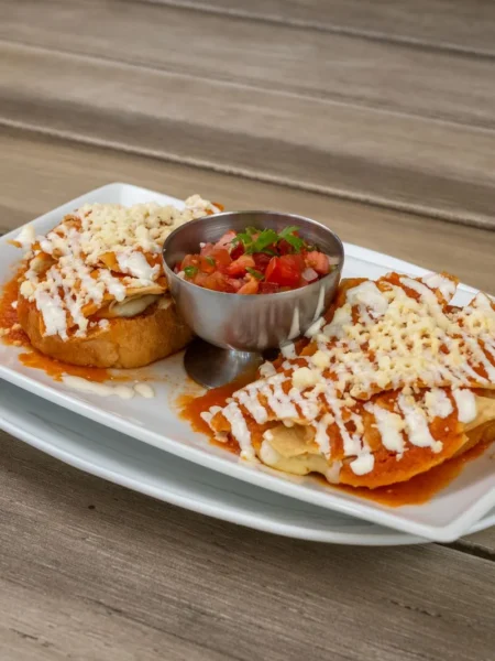 Red Enchiladas Chihuahua Style