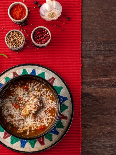 Roasted Red Pepper And Gouda Soup