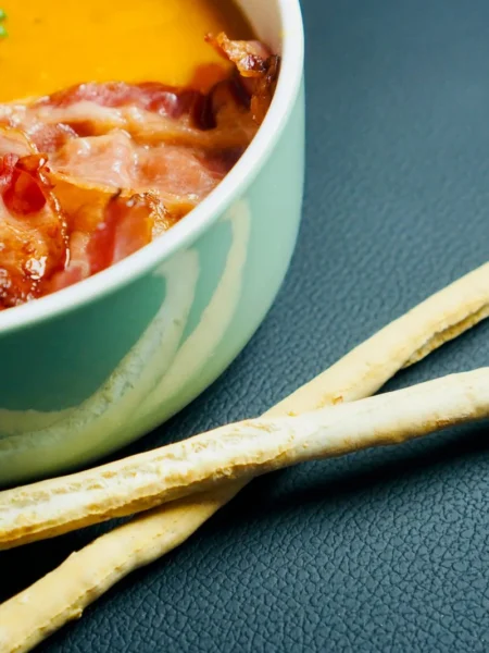 Rosemary Bacon White Bean Dip Parmesan Breadsticks